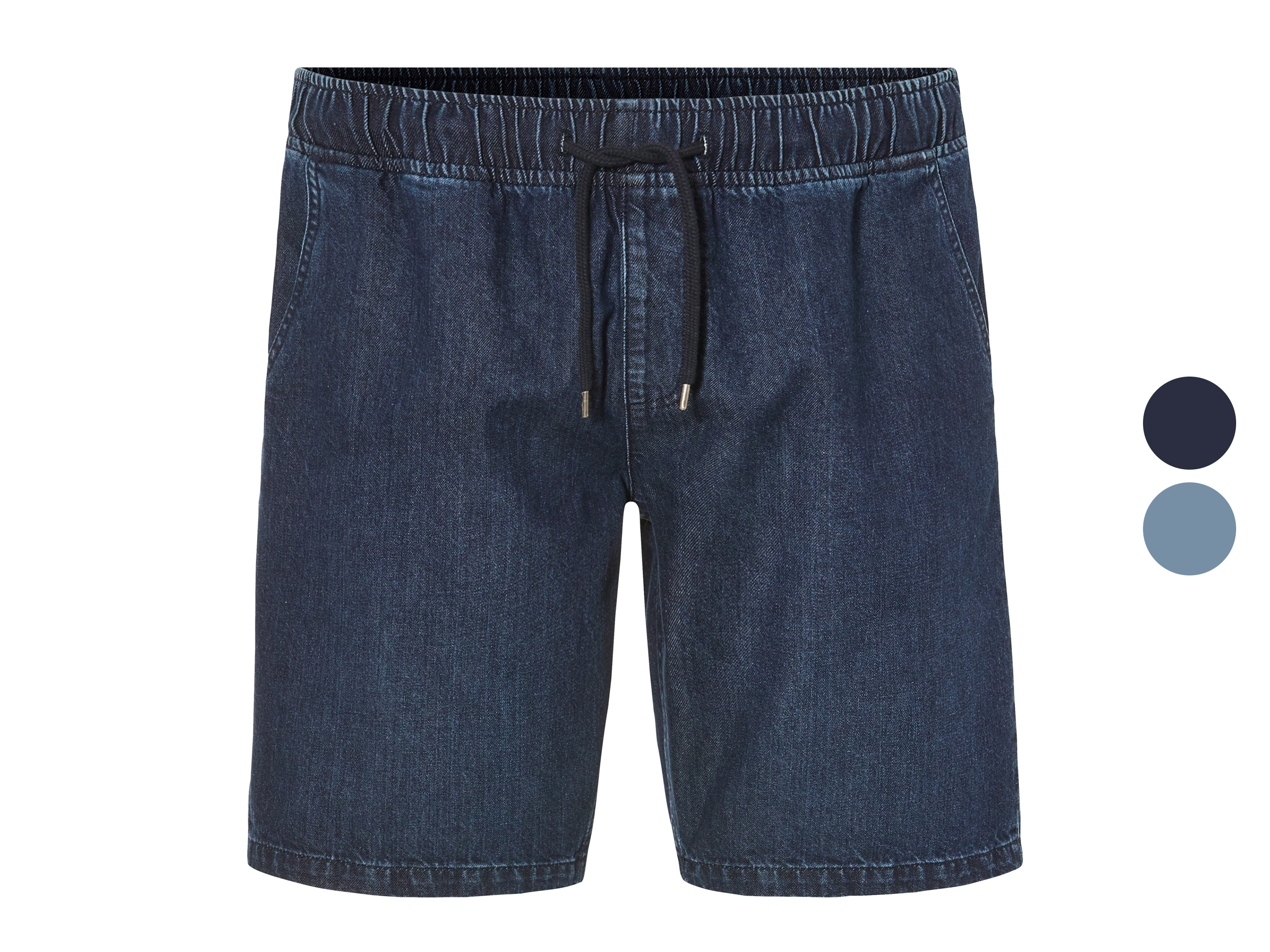 LIVERGY® Szorty jeansowe męskie z bawełny