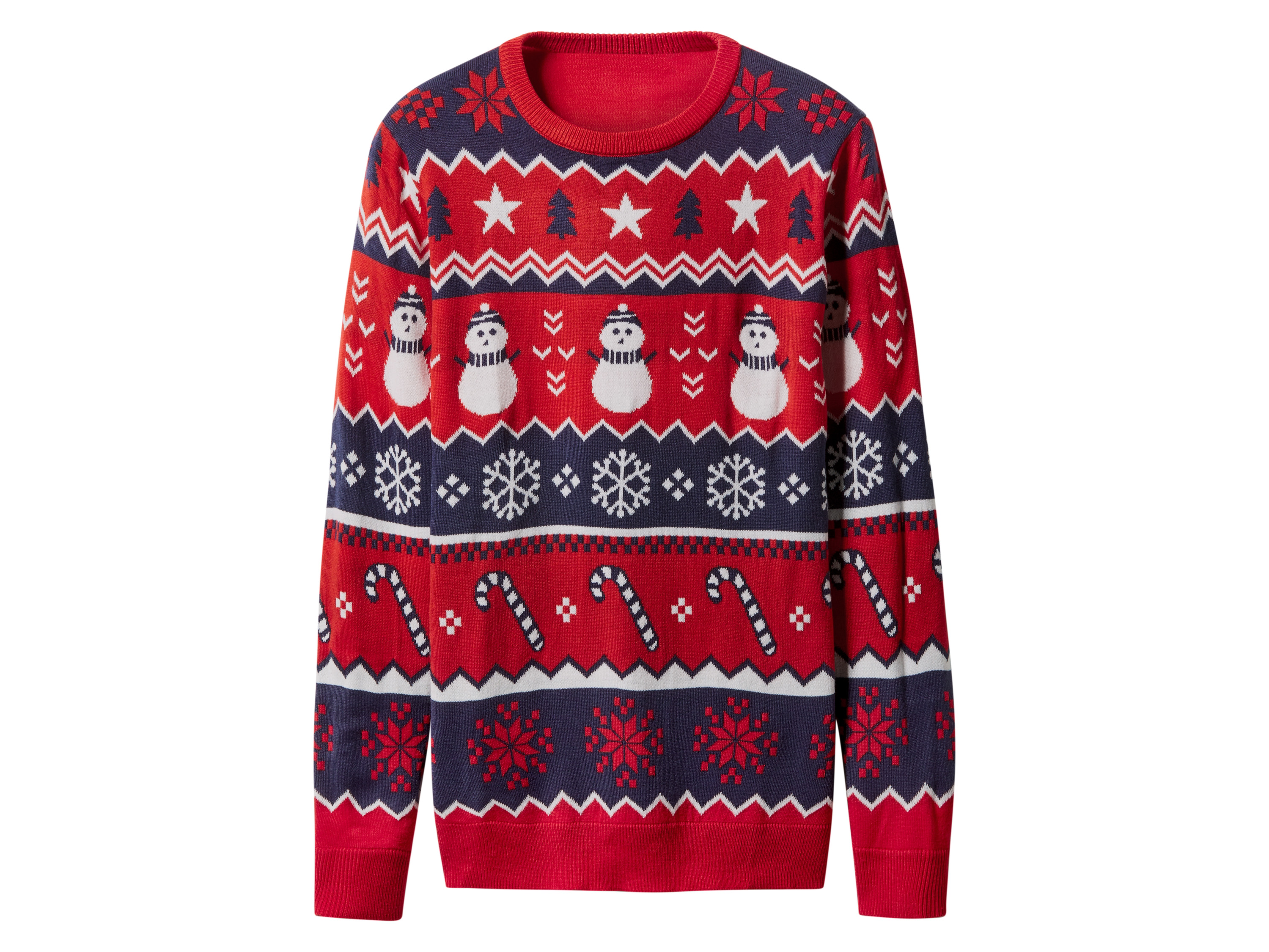 ESMARA MEN Sweter świąteczny męski premium z efektem LED i muzyką	 