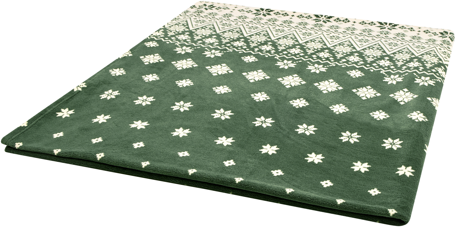 LIVARNO® Koc z mikrofibry, 180x220 cm (Zielona)