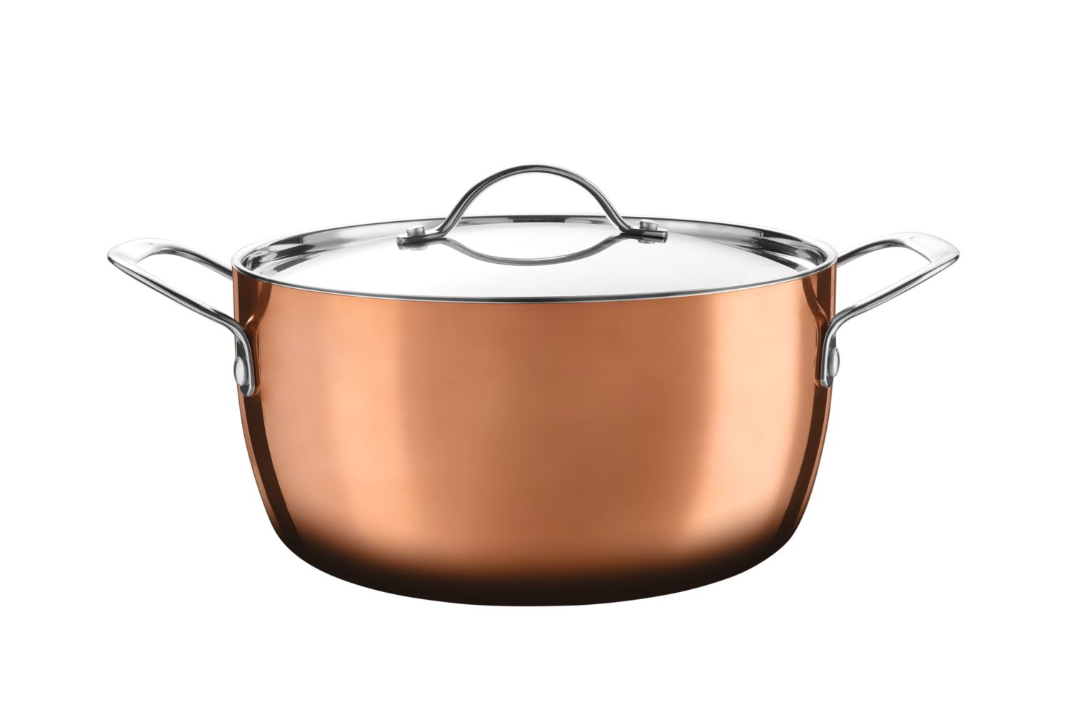 SILVERCREST® Garnek premium ze stali szlachetnej z warstwą miedzi, Ø 24 cm