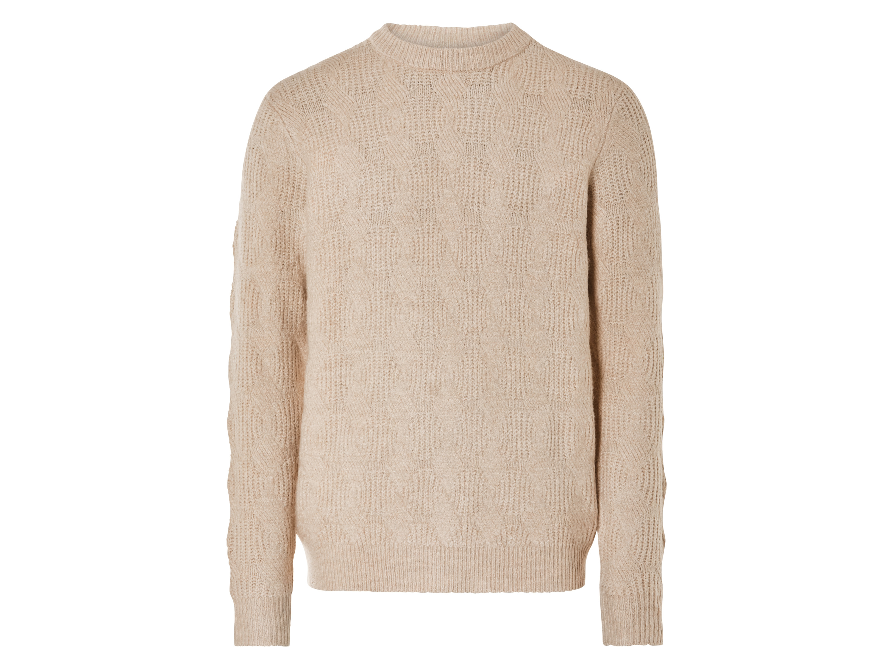 LIVERGY® Sweter męski z grubej dzianiny 