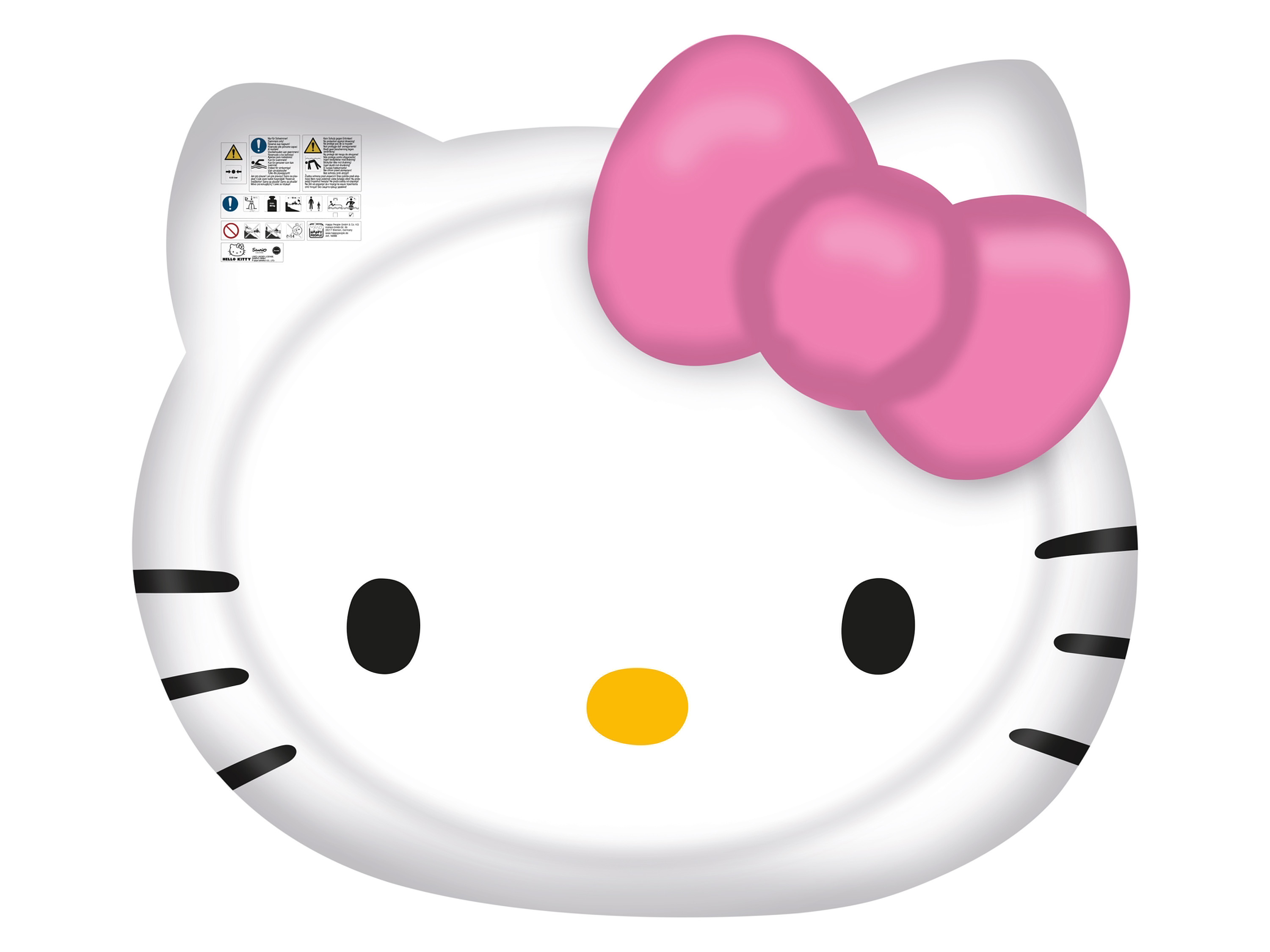 HELLO KITTY Materac dmuchany, 140 x 120 cm