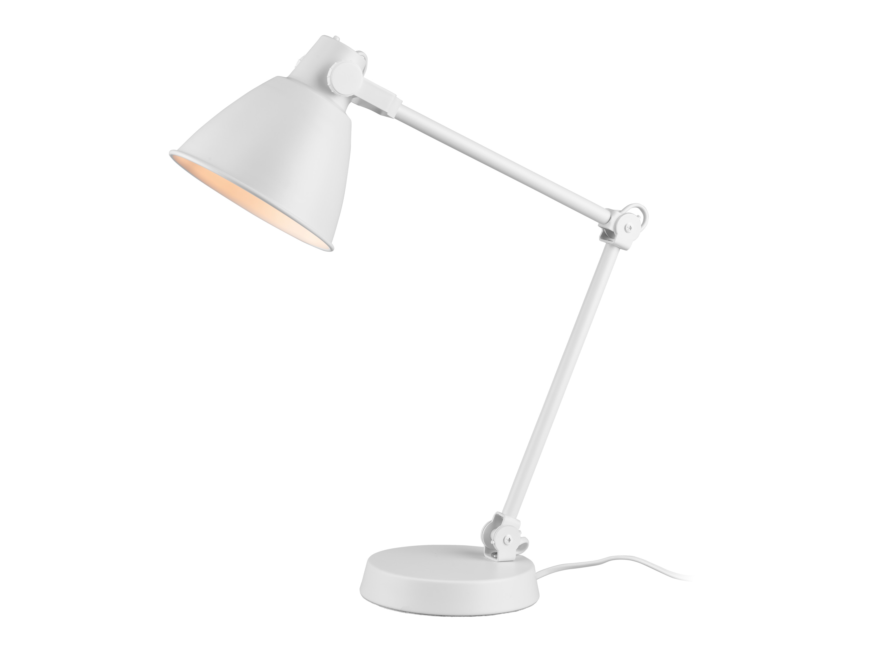 LIVARNO HOME Lampa stołowa LED z elastycznym ramieniem  (Biały)