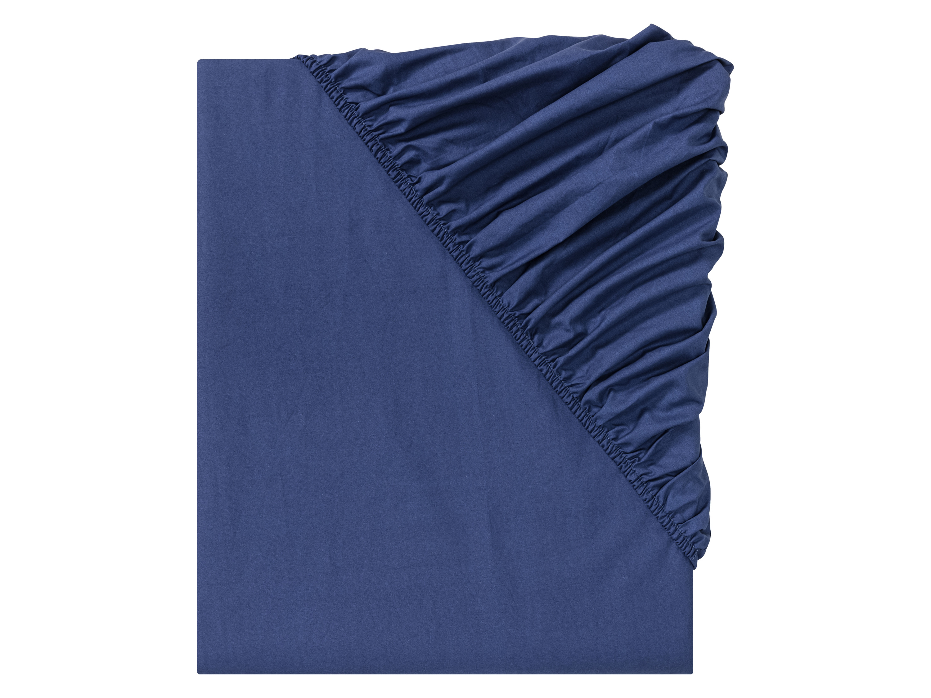 LIVARNO HOME Prześcieradło z perkalu, 140-160 x 200 cm (Niebieski)