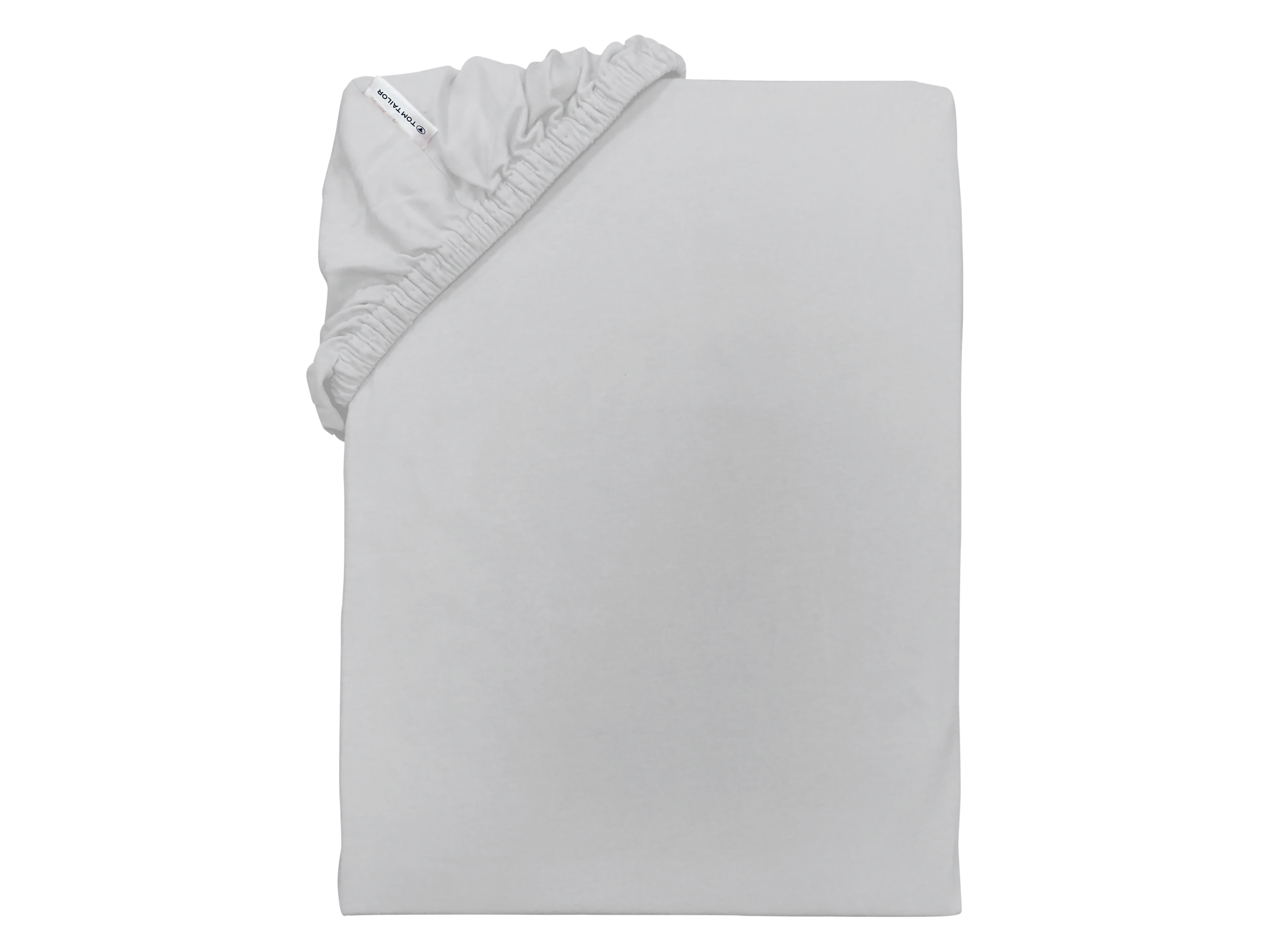 TOM TAILOR Prześcieradło z dżerseju z gumką, 180-200 x 200 cm (Szary)