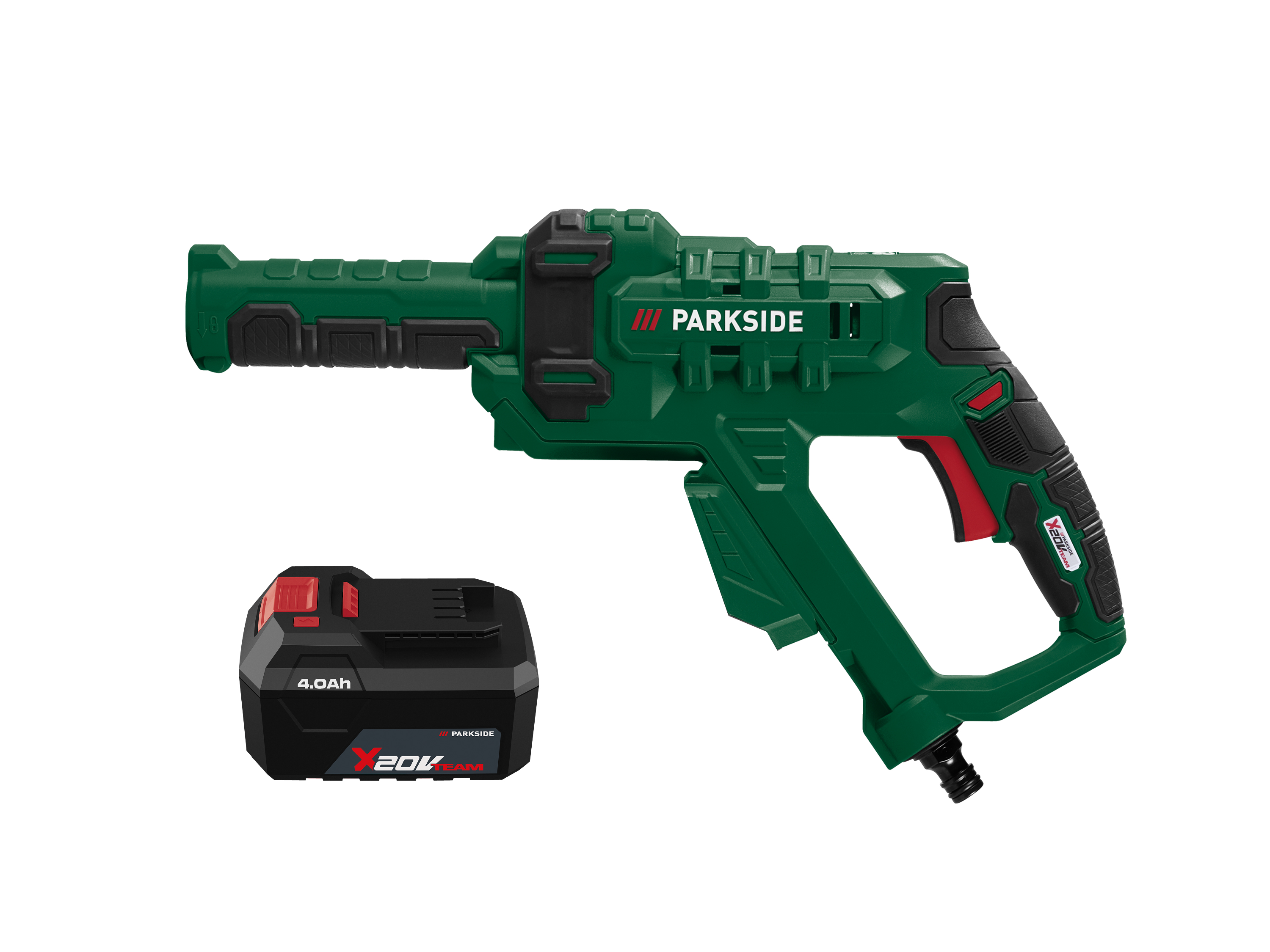 PARKSIDE® Zestaw 20 V Akumulatorowa myjka ciśnieniowa z akumulatorem 4 Ah