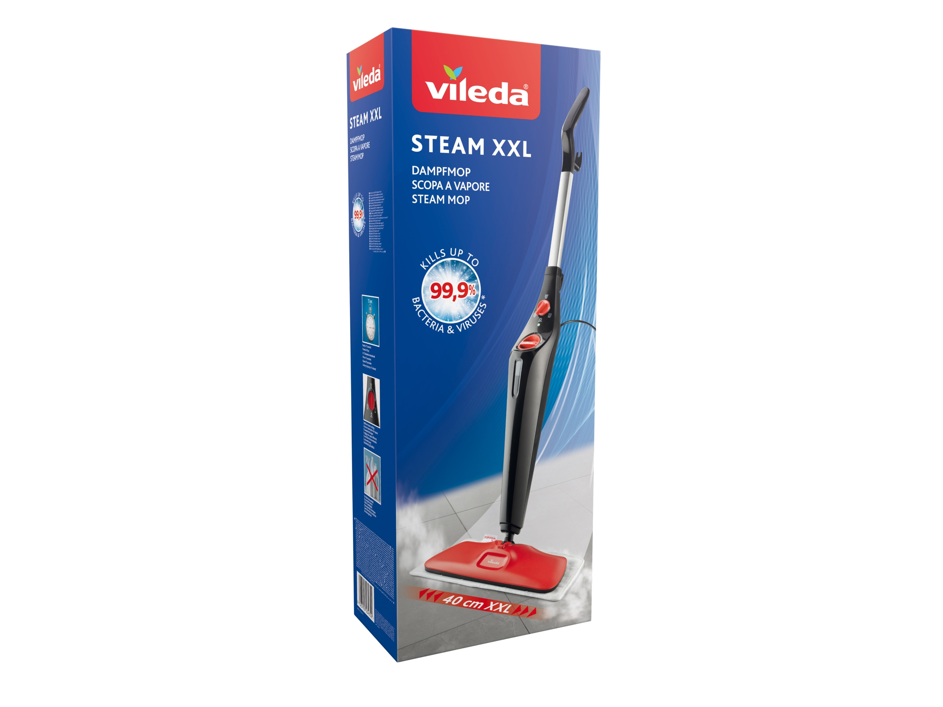 VILEDA Mop parowy Steam XXL