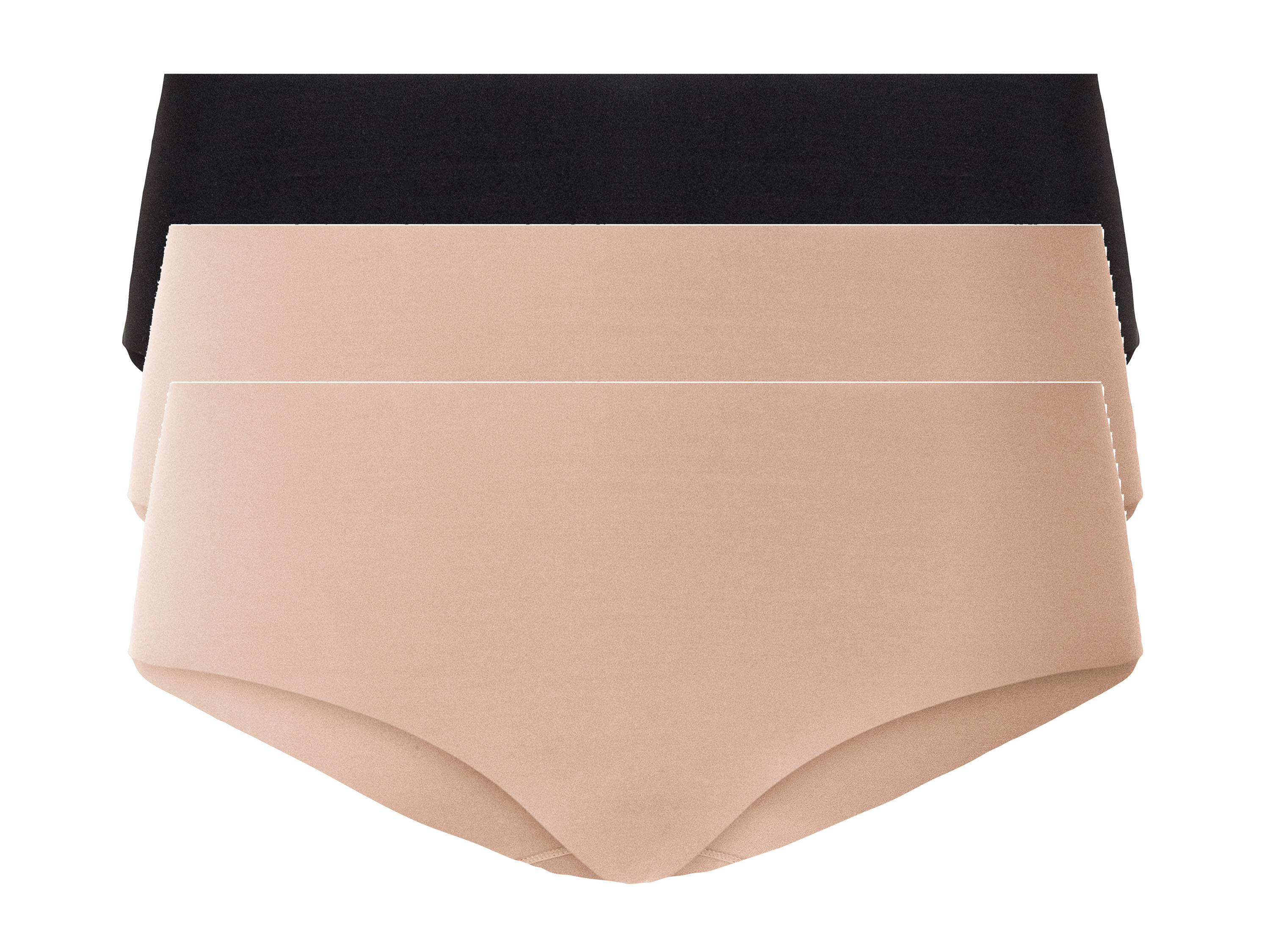 ESMARA® Hipstery damskie cięte laserowo, 3 pary 