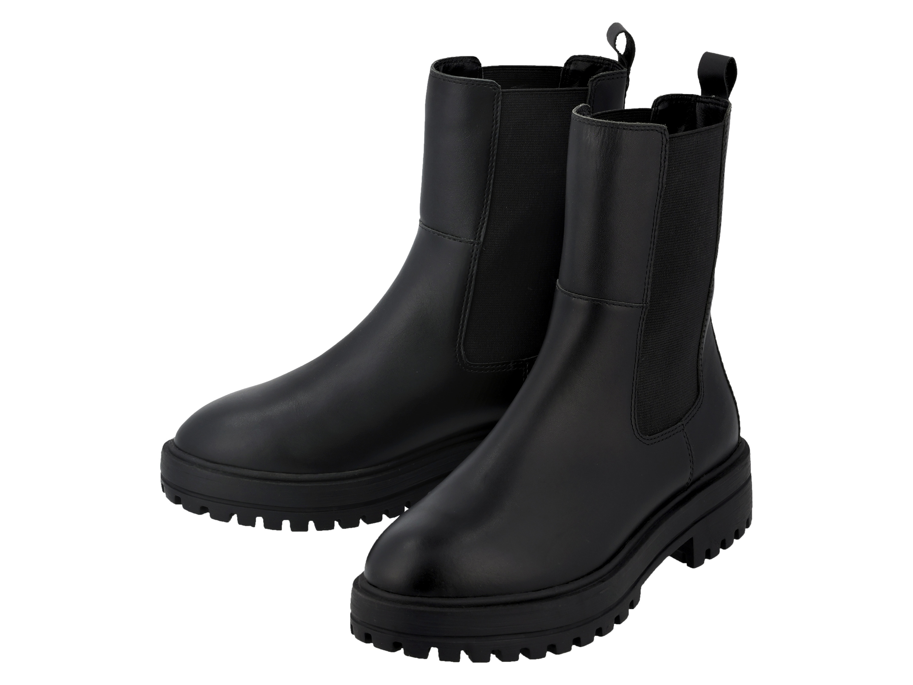ESMARA® Botki damskie skórzane