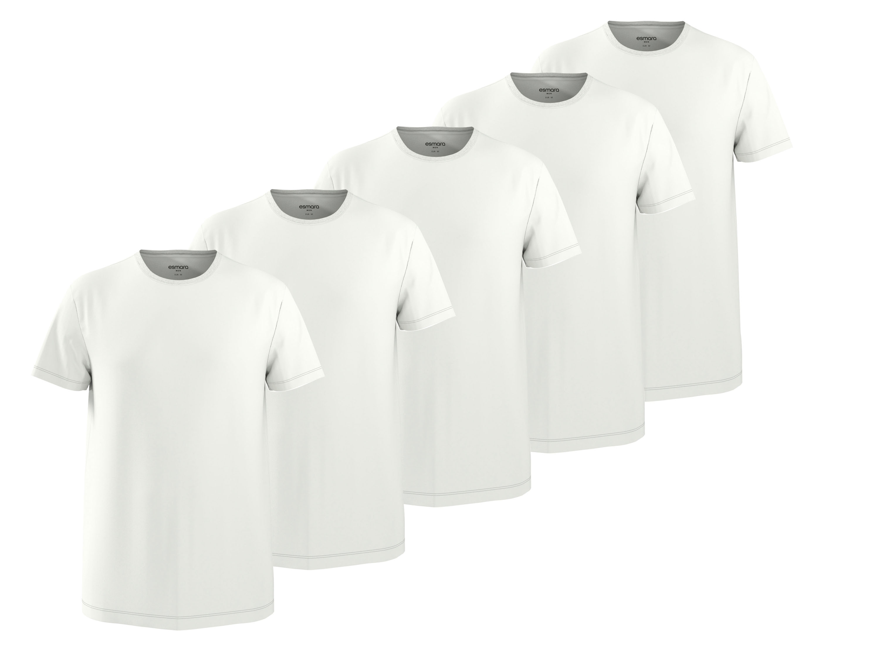 ESMARA MEN T-shirt męski, 5 sztuk 