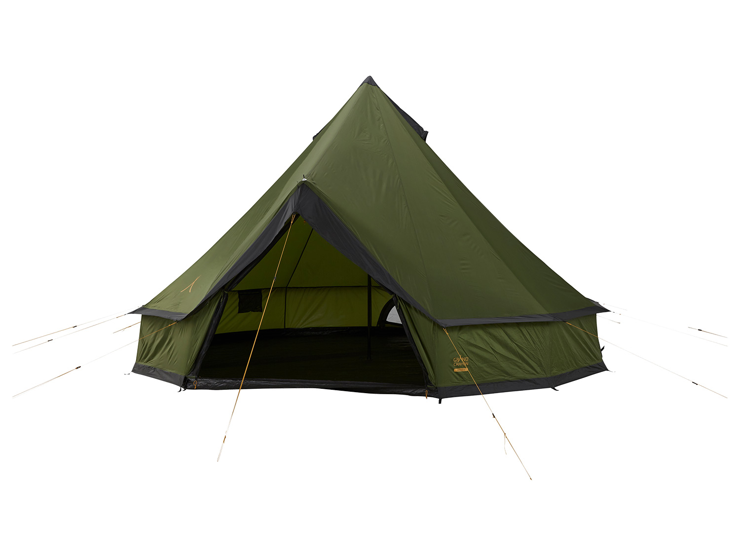GRAND CANYON Tipi INDIANA, namiot okrągły (Capulet Olive, 8-osobowy)