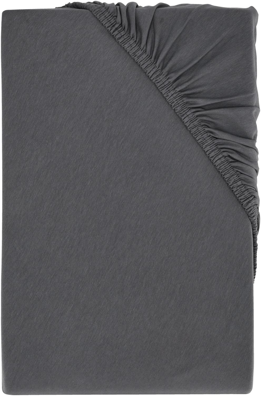 LIVARNO HOME Prześcieradło z dżerseju z gumką bi-elastic, 140-160 x 200 cm (Szary)