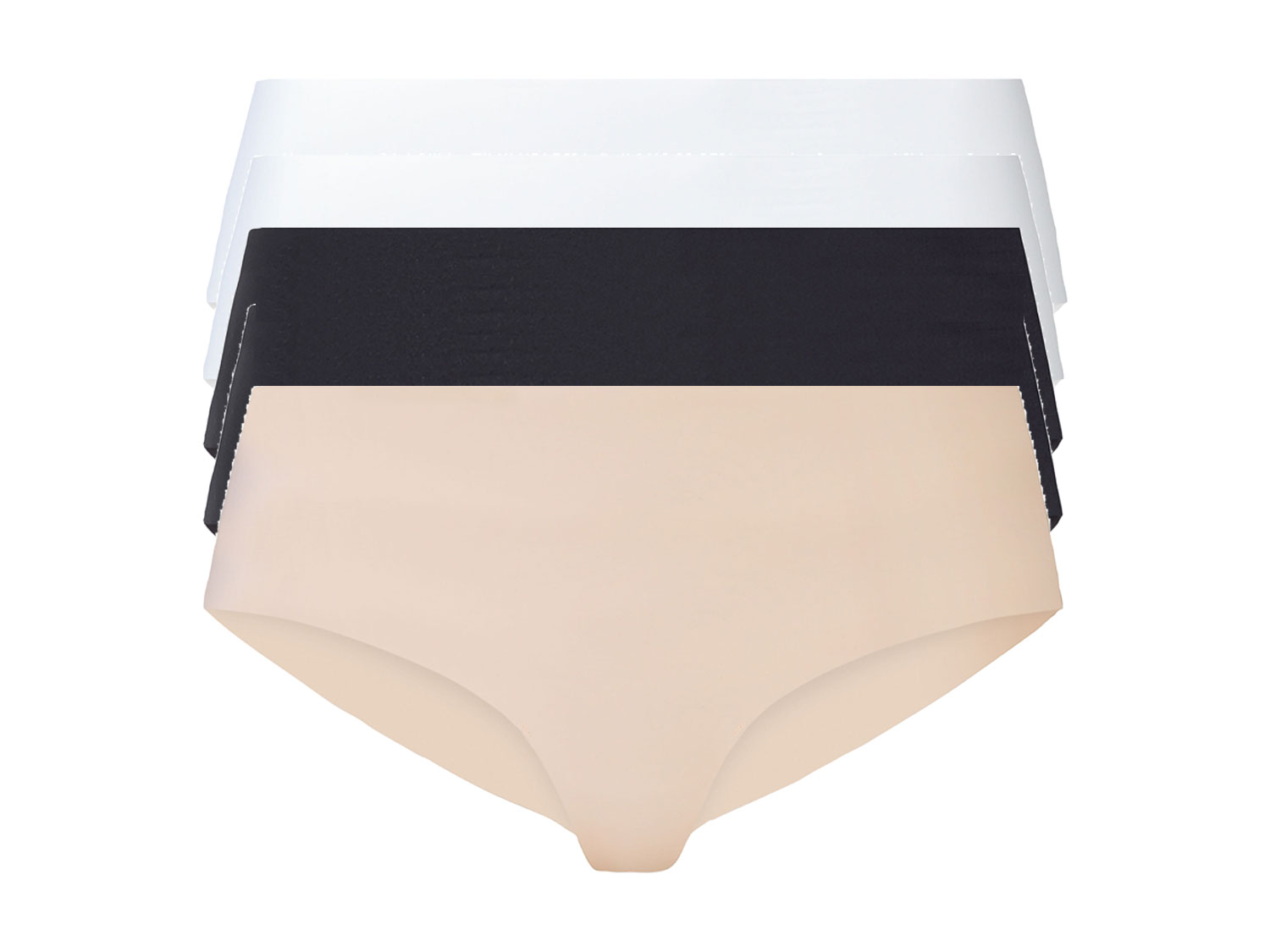 ESMARA® Hipstery damskie cięte laserowo, 5 par 