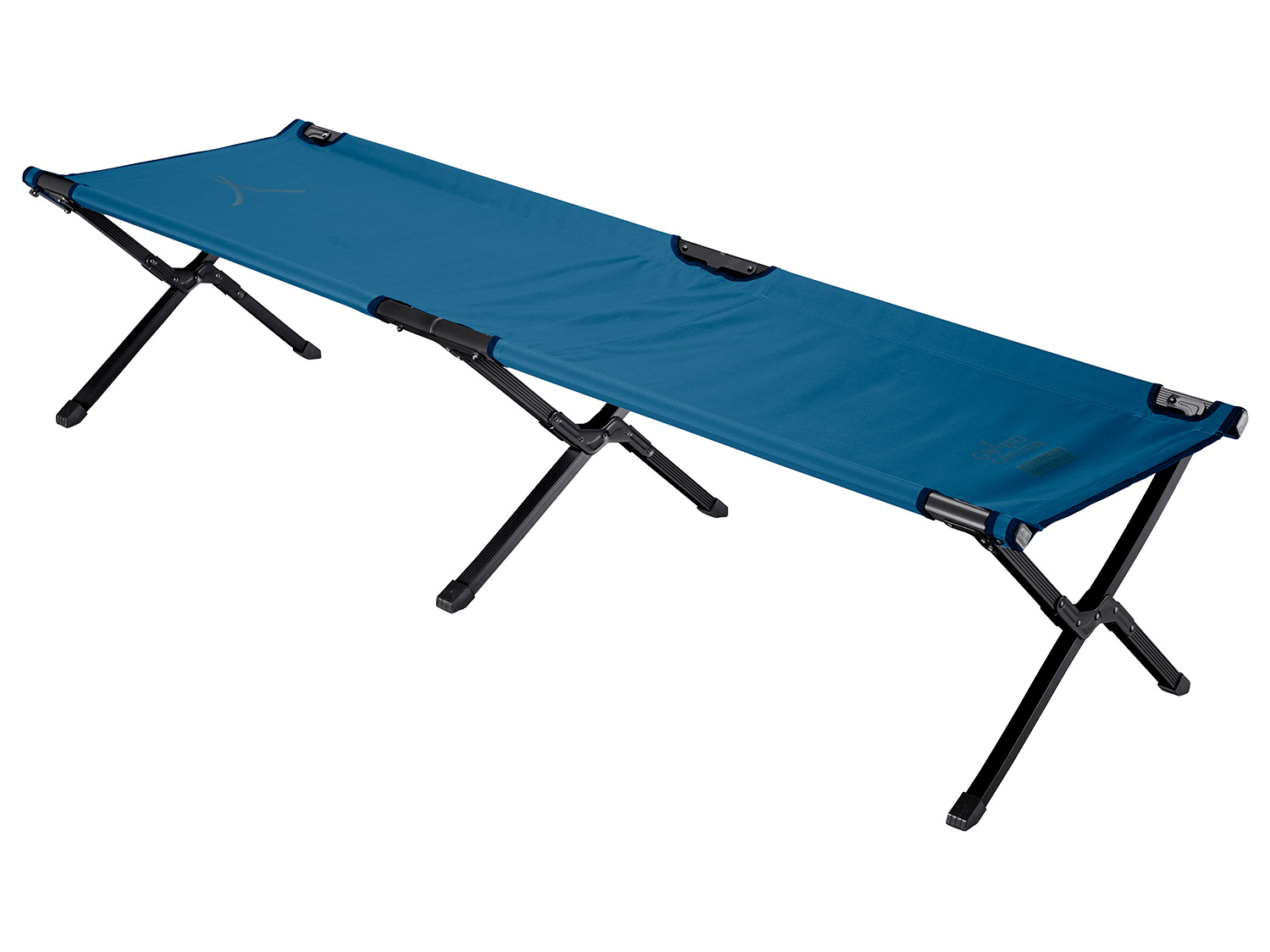 GRAND CANYON Łóżko polowe TOPAZ CAMPING BED L, składane, aluminiowe (Ciemnoniebieski)