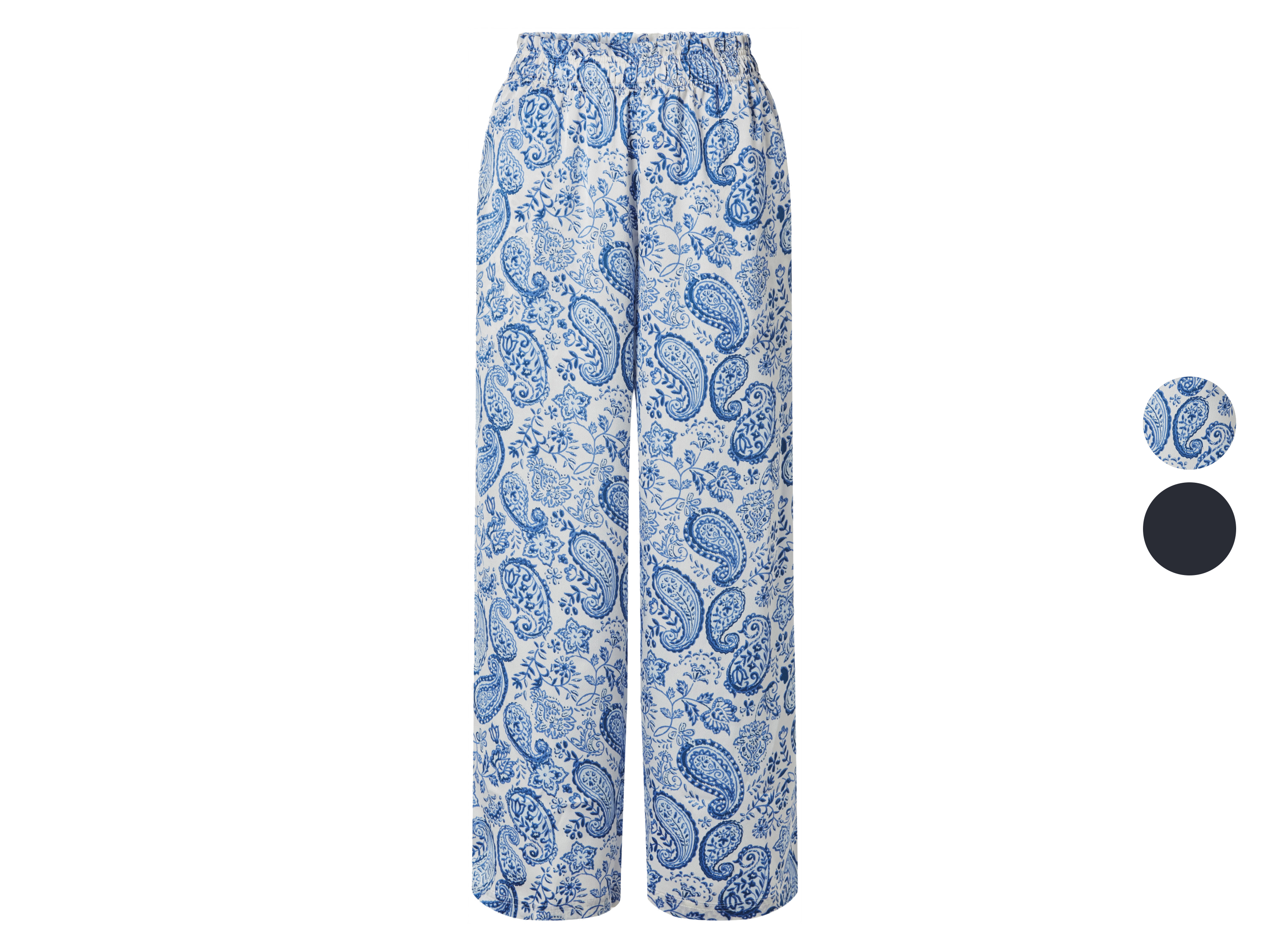 ESMARA® Spodnie satynowe wide leg damskie